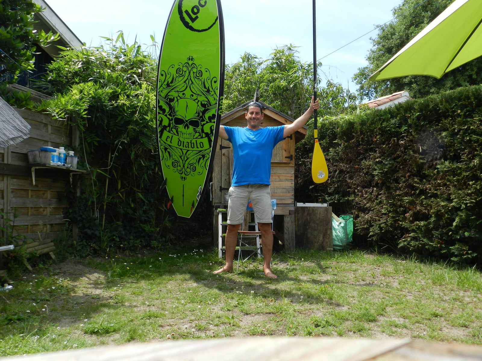 Christophe Verger garden SUP