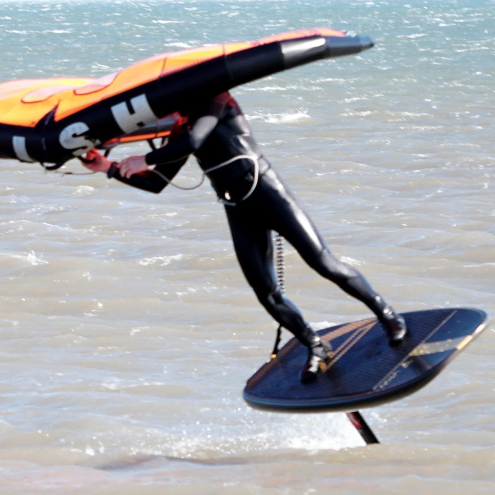 guy wing foiling on his Loco foil board