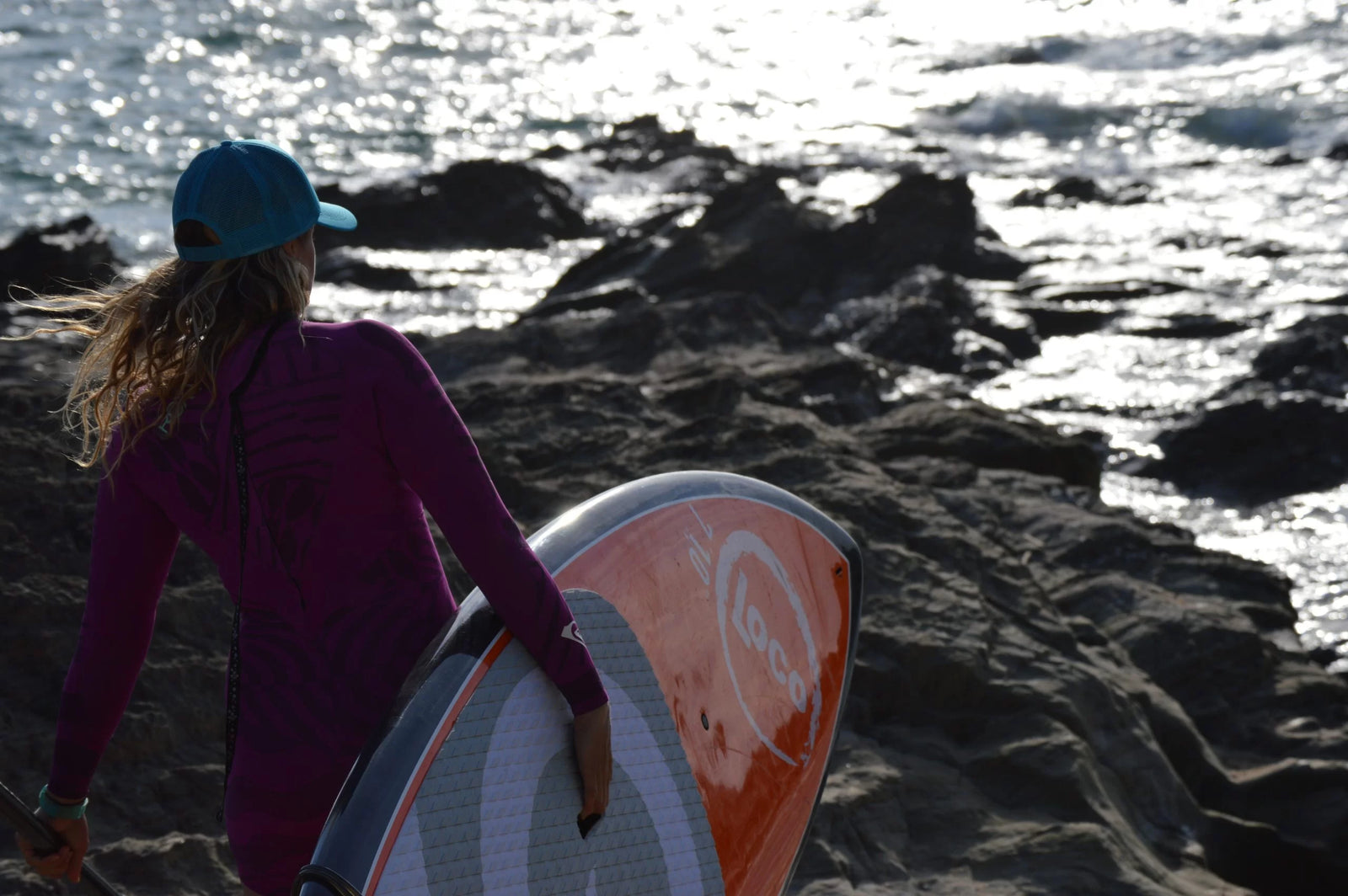 Tina Beresford with paddleboard