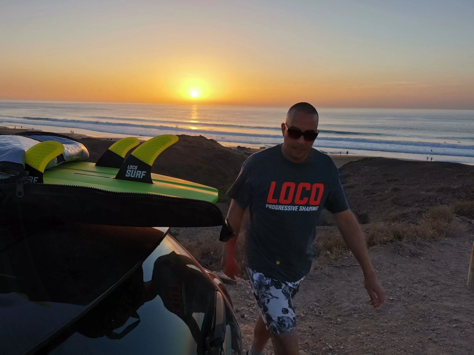 Joe packing up his SUP at Cotillo, The Canarian SUP Debacle - Can SUP Really Impact Your Mental Health For The Better