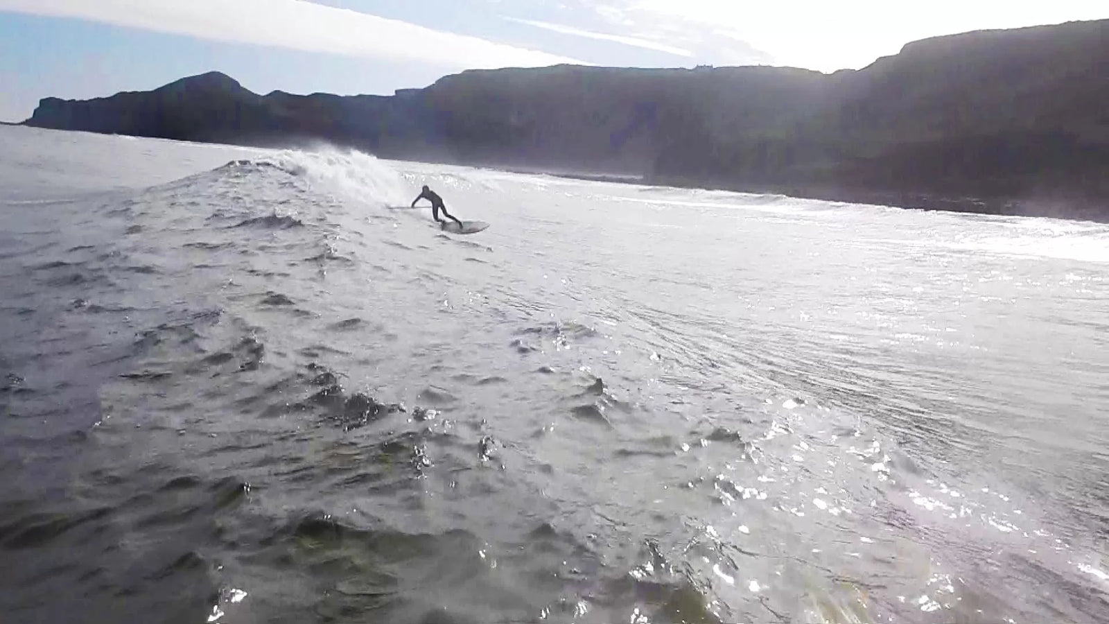 Ollie Laddiman paddle surfing Runswick Bay, Loco Surfing Reports On The SUP Punks East Coast Social | Loco Surfing