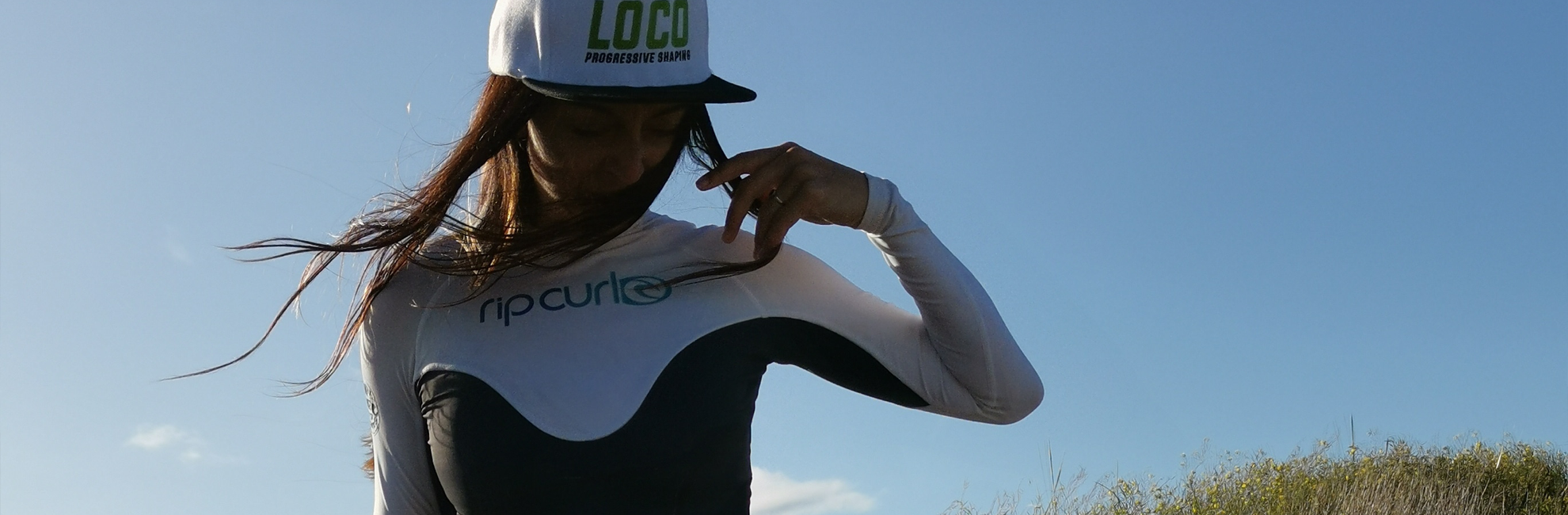Girl wearing Loco SUP Clothing