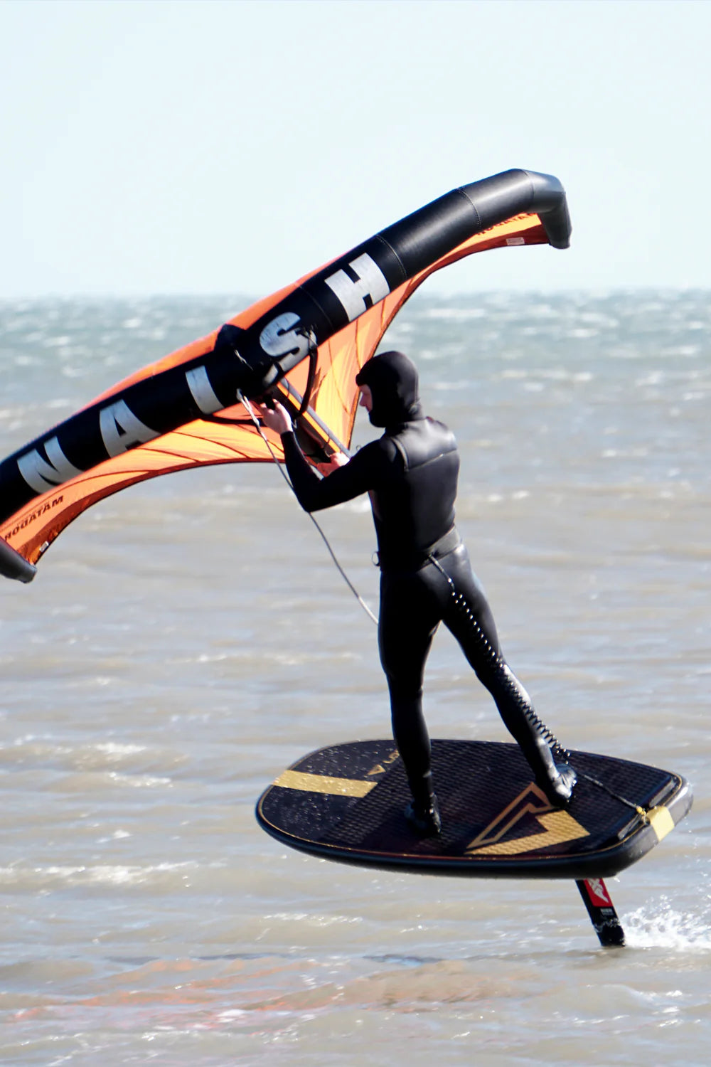 Julian on his Wing Foil Board