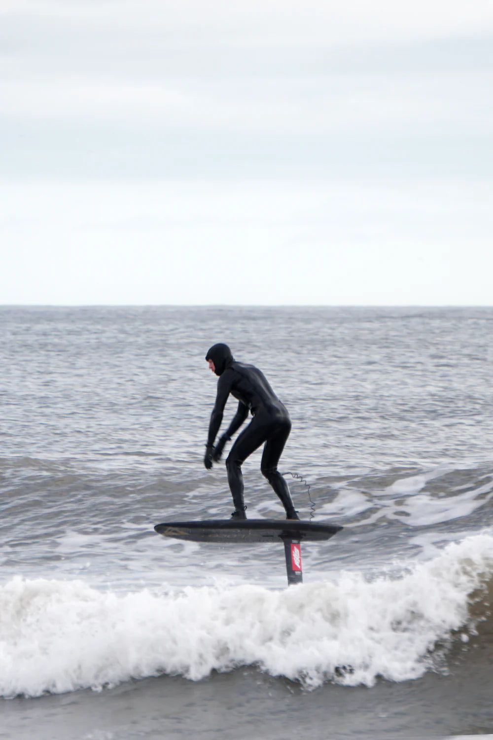 Prone Foiler Rides his Loco  HydroFoil Board