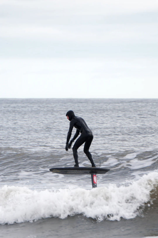 Prone Foiler Rides his Loco  HydroFoil Board