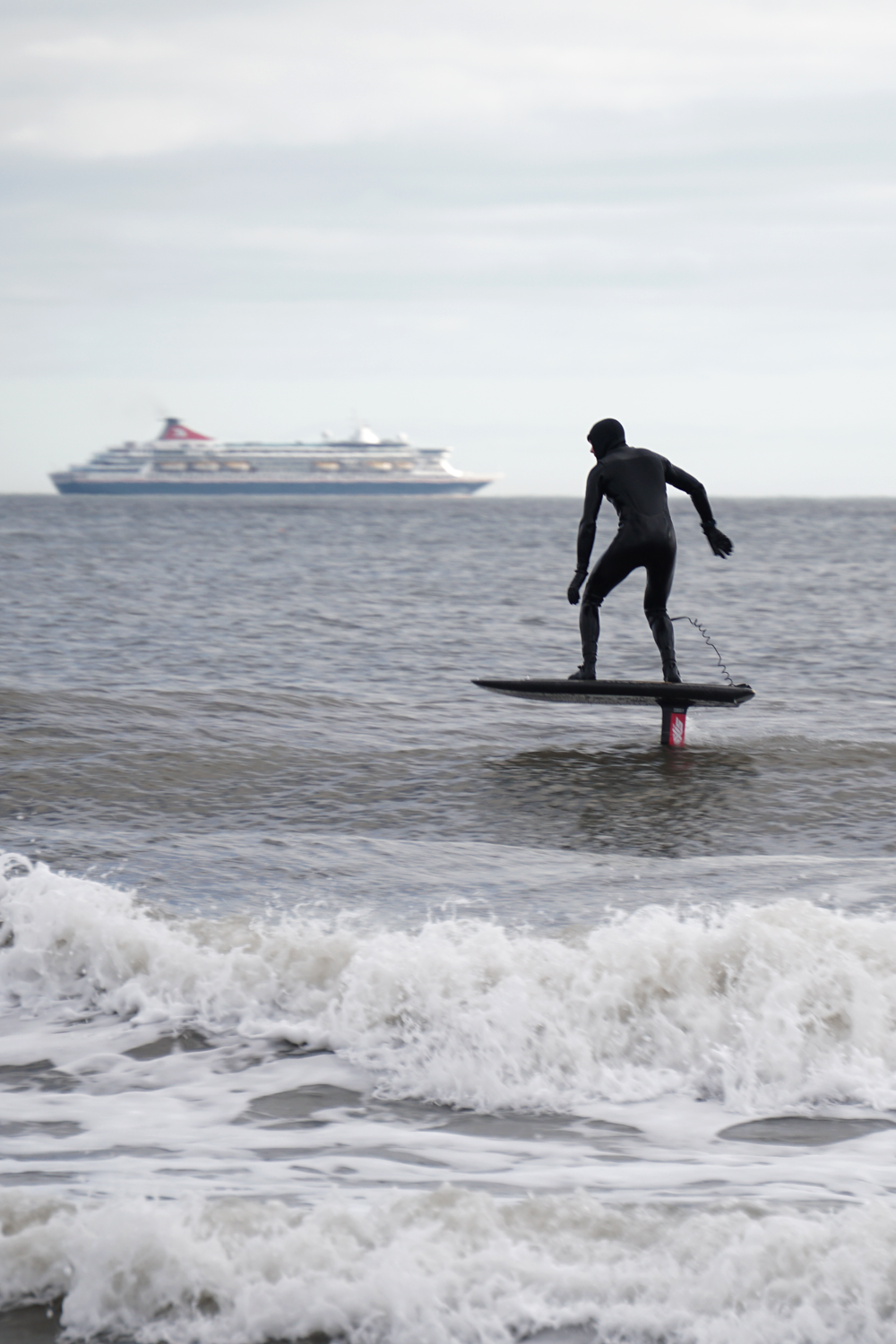 Julian riding his Loco HydroFoil Board