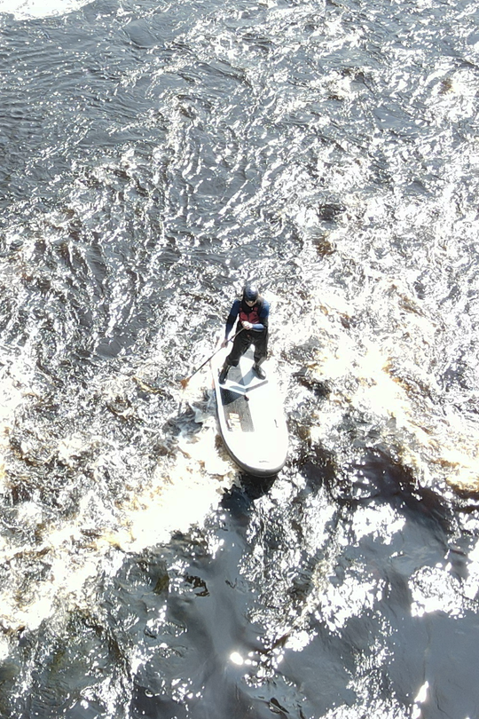 Loco S-Wave Air White Water SUP Board 8’3” x 34” x 6”