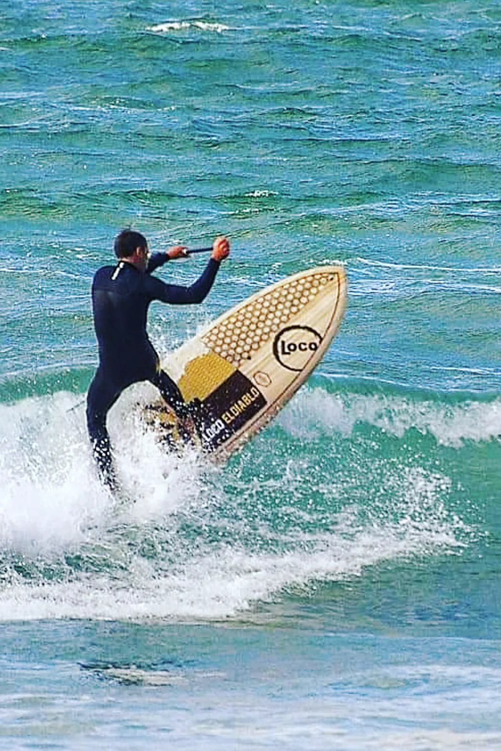 Jamie hits the lip on his Loco El Diablo