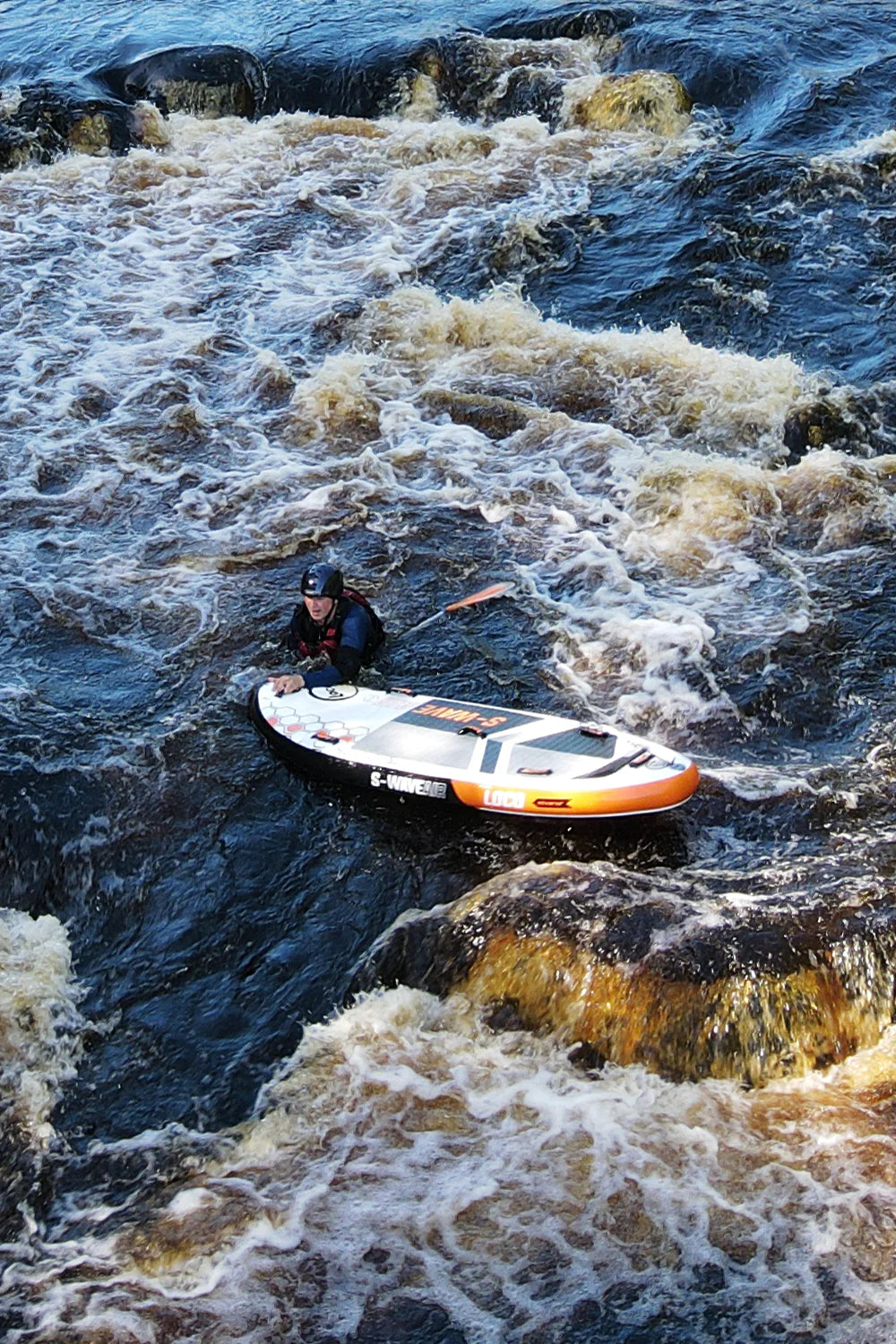 Loco S-Wave Air Inflatable White Water SUP 8’3” x 34” x 6”