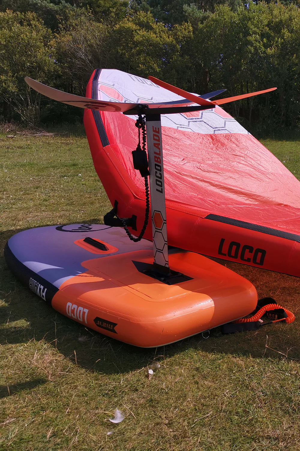 Loco Fly Air Inflatable Foil Board + Loco Blade Hydrofoil Package