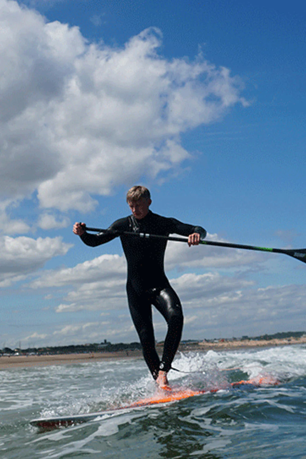 Nose riding the Loco Logger Hard Surf SUP
