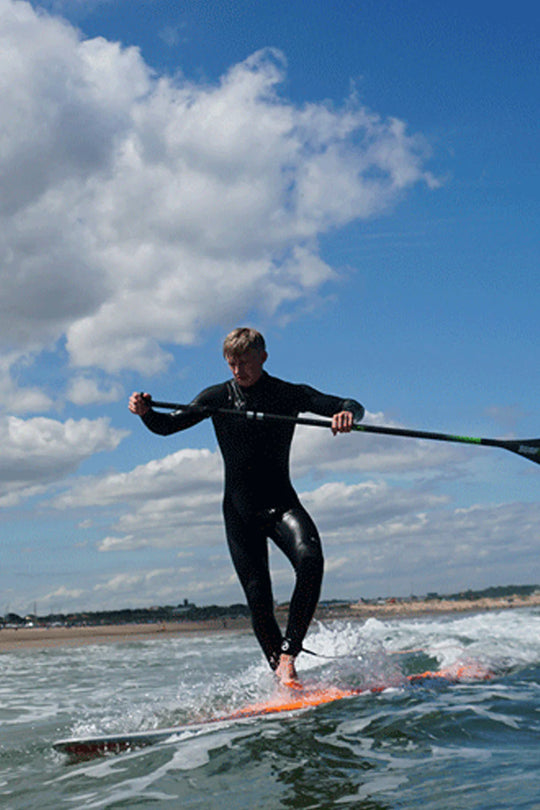Nose riding the Loco Logger Hard Surf SUP