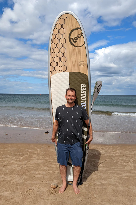 Gabe Davies embracing Logger life in Whitley Bay