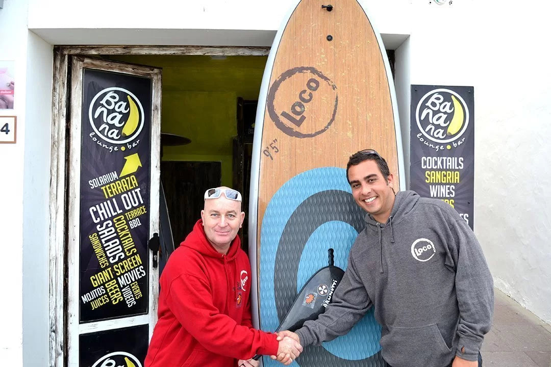 Corky Joins Loco's Paddle Board Team