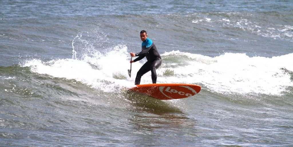 Loco on Location Part 1 – Saltburn 2ft at 7 seconds - Joe & Thorpy paddle surfing at Saltburn