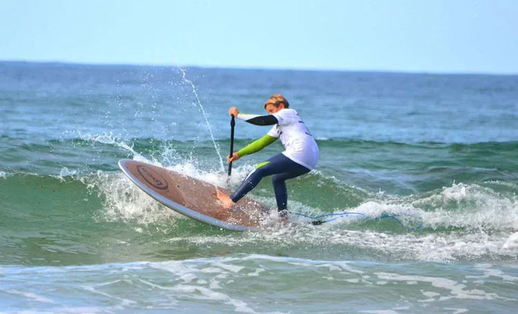Young Finn Gamblin Paddle Surfing, Loco Waxes SUP Lyrical About Their New Kids Boards