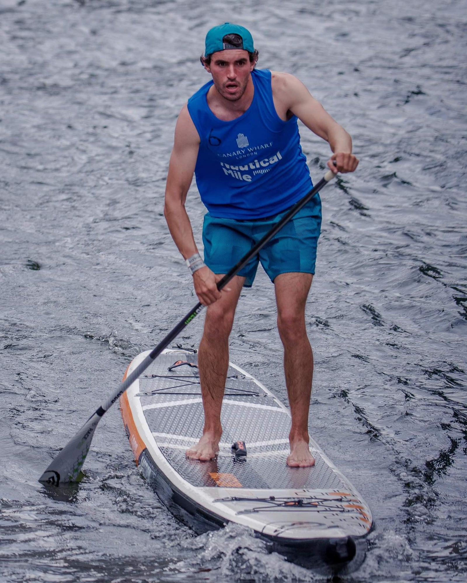 Chris completes a fitness challenge on his Loco Inflatable Paddle Board