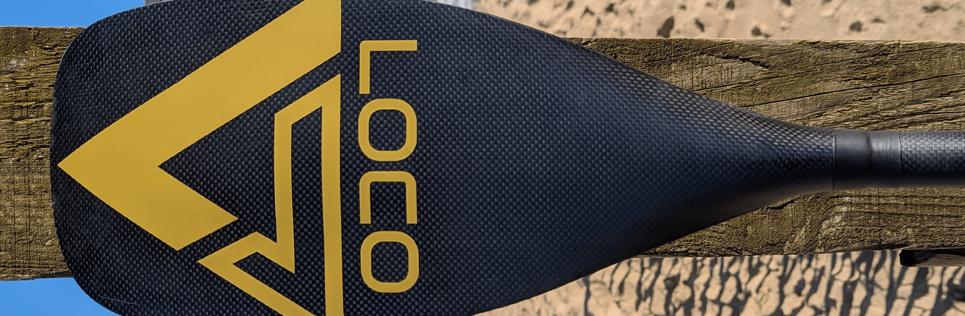 Loco Stand Up Paddle Board Paddle enjoying the beach