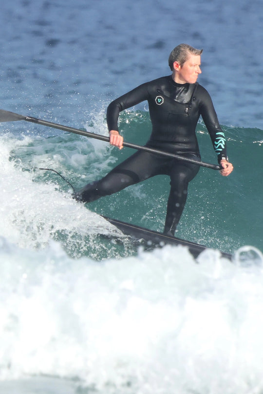 Ladies British Paddle Board Champ SUP surfing in Cornwall