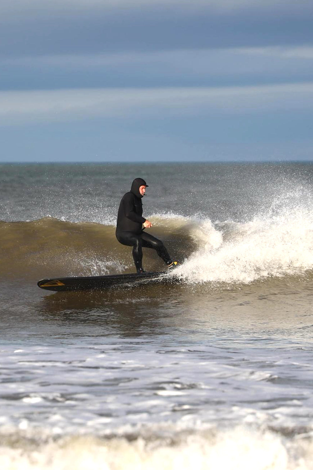 Guts cutback turn on Loco Longboard SUP