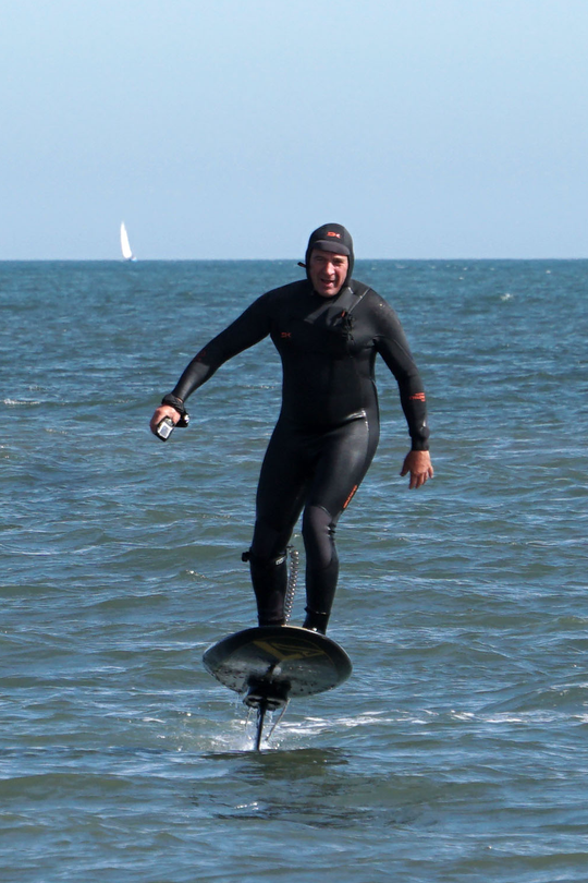 Foil Assist Rider on North East Coast UK